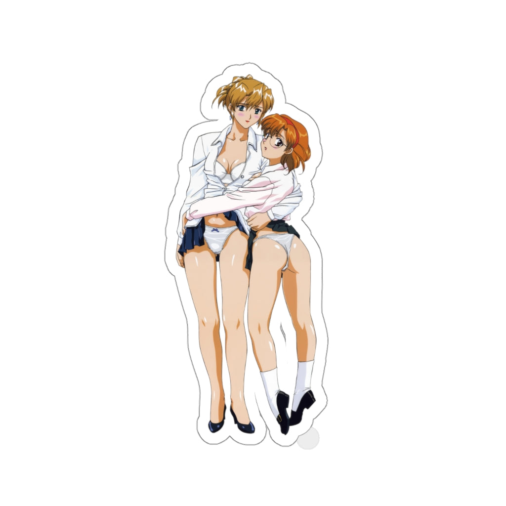 Agent Aika and Aida Sexy Panties Waterproof Sticker - Ecchi Vinyl Decal