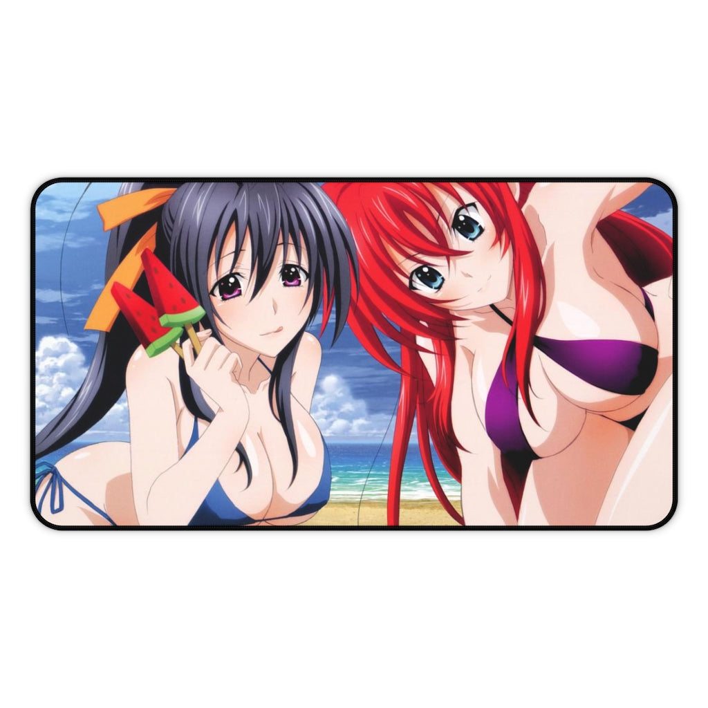 High School Dxd Sexy Mousepad - Big Bikini Boobs Rias Gremory And Akeno Himejima Ecchi Desk Mat - Highschool Dxd Playmat