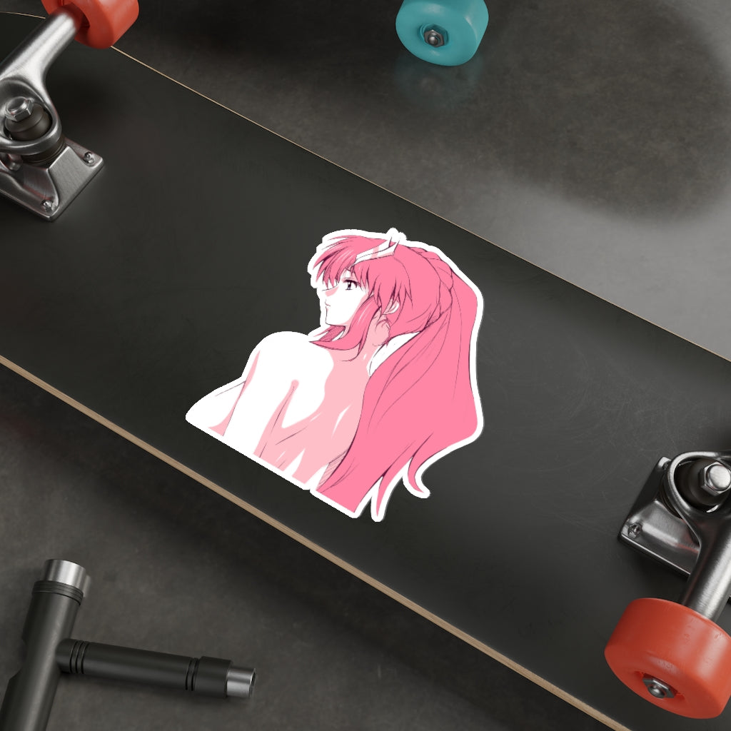 Sexy Lacus Clyne Gundam SEED Waterproof Sticker - Ecchi Vinyl Decal