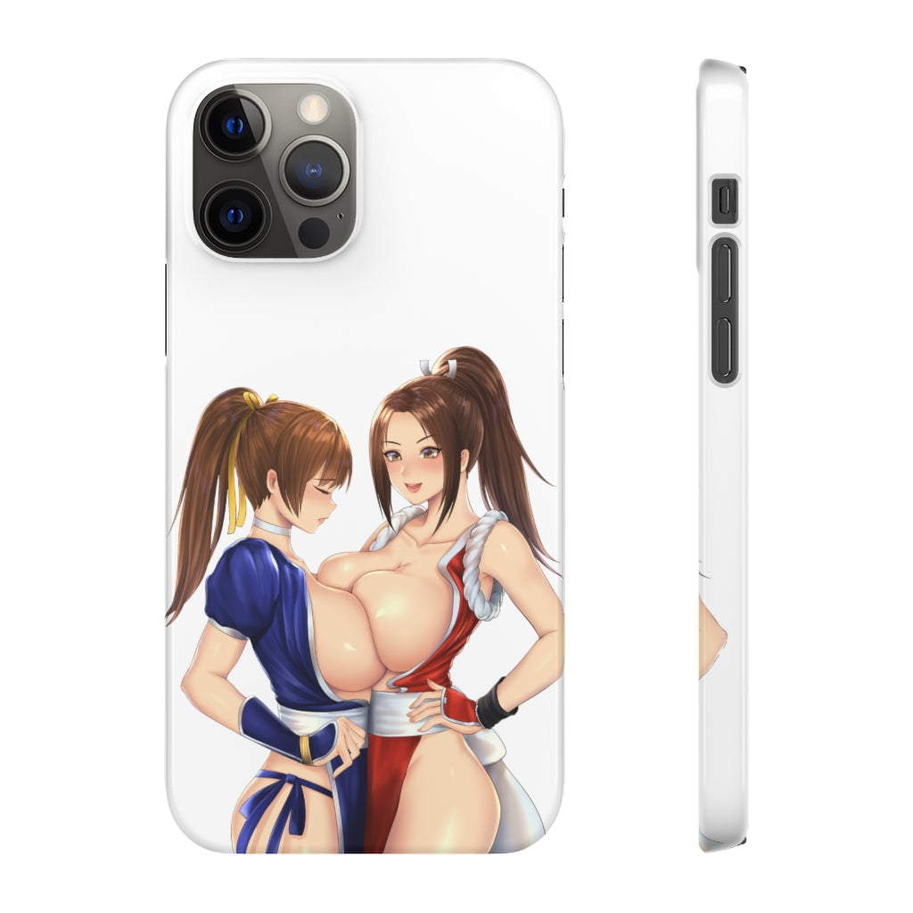 Oppai Anime Phone Case - Kawaii Aesthetic Snap Case - iPhone 13