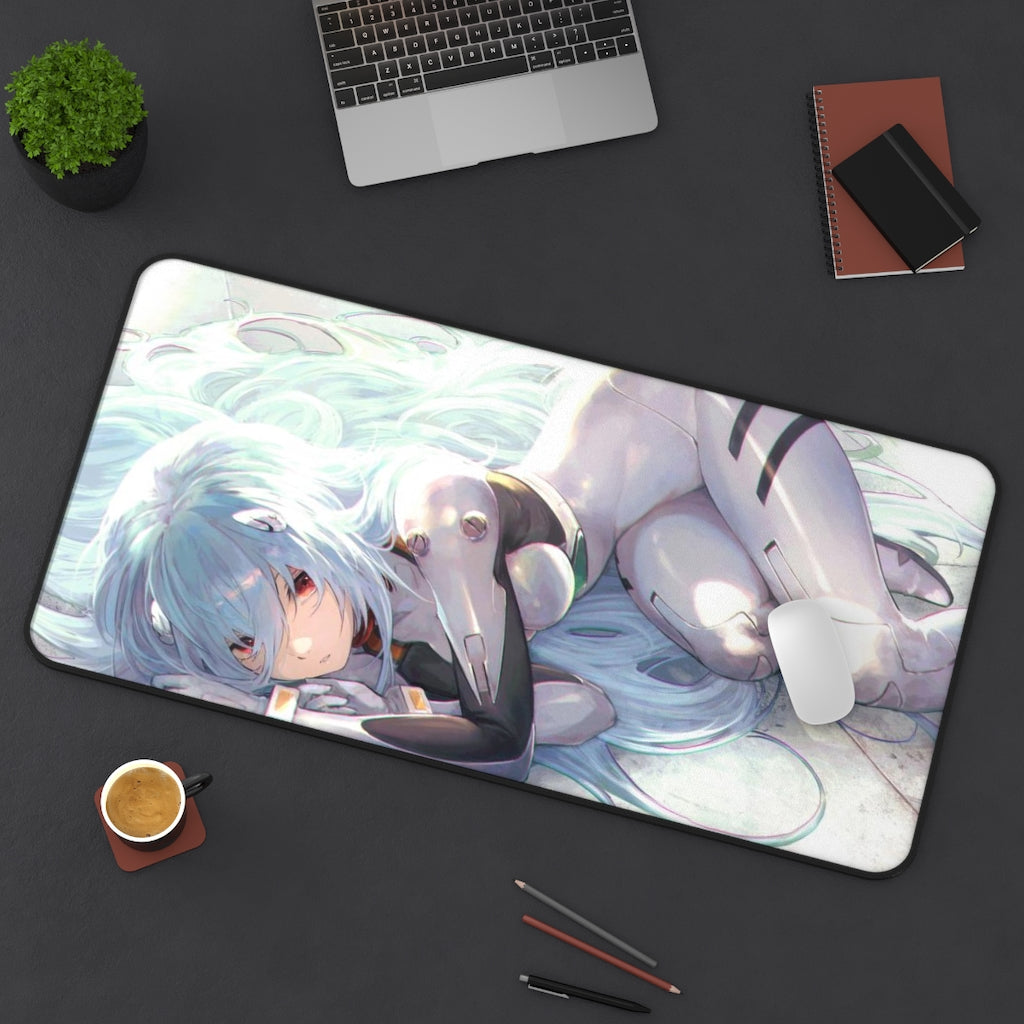 Tapis de souris antidérapant Ayanami Rei Long Hair Evangelion