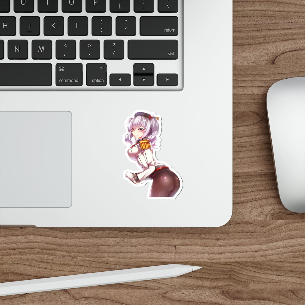 Thick Butt Kashima Kancolle Kantai Collection Waterproof Sticker - Ecchi Vinyl Decal