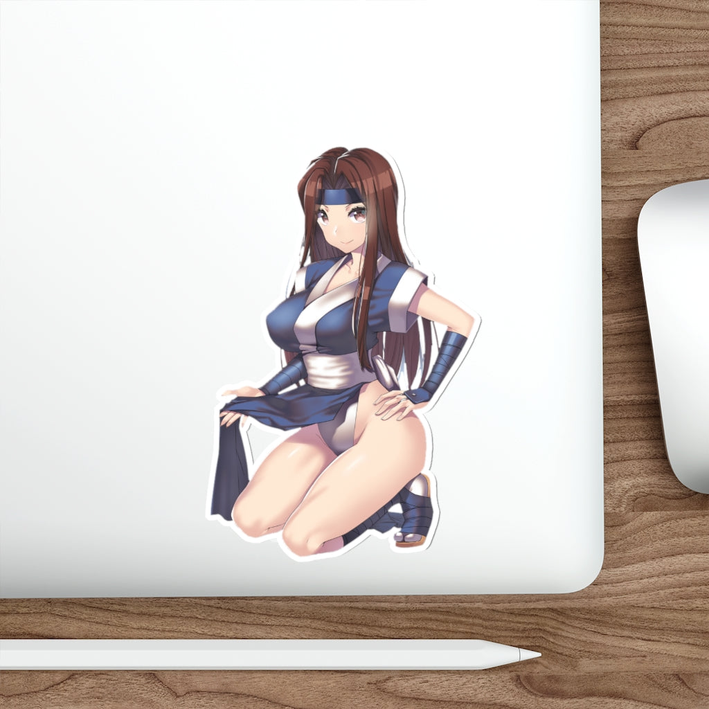 Sexy Ninja Omine Rurouni Kenshin Waterproof Sticker - Ecchi Vinyl Decal