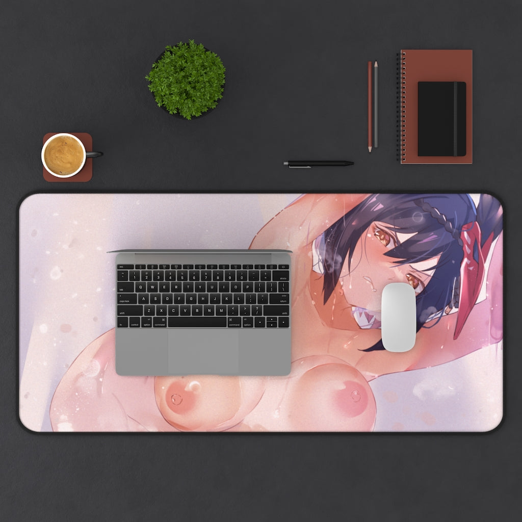 Nude Tits Sara Kujou Genshin Impact Desk Mat - Non Slip Mousepad