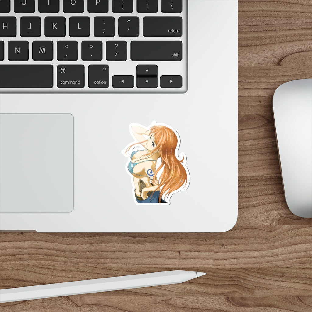 One Piece Anime Waterproof Sticker - Kawaii Nami Vinyl Car Decal