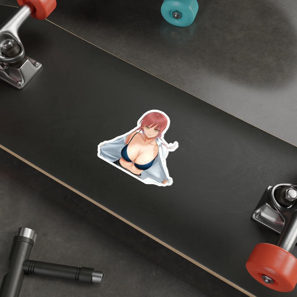 Chainsaw Man Makima Boobs Out Waterproof Sticker - Ecchi Vinyl Decal