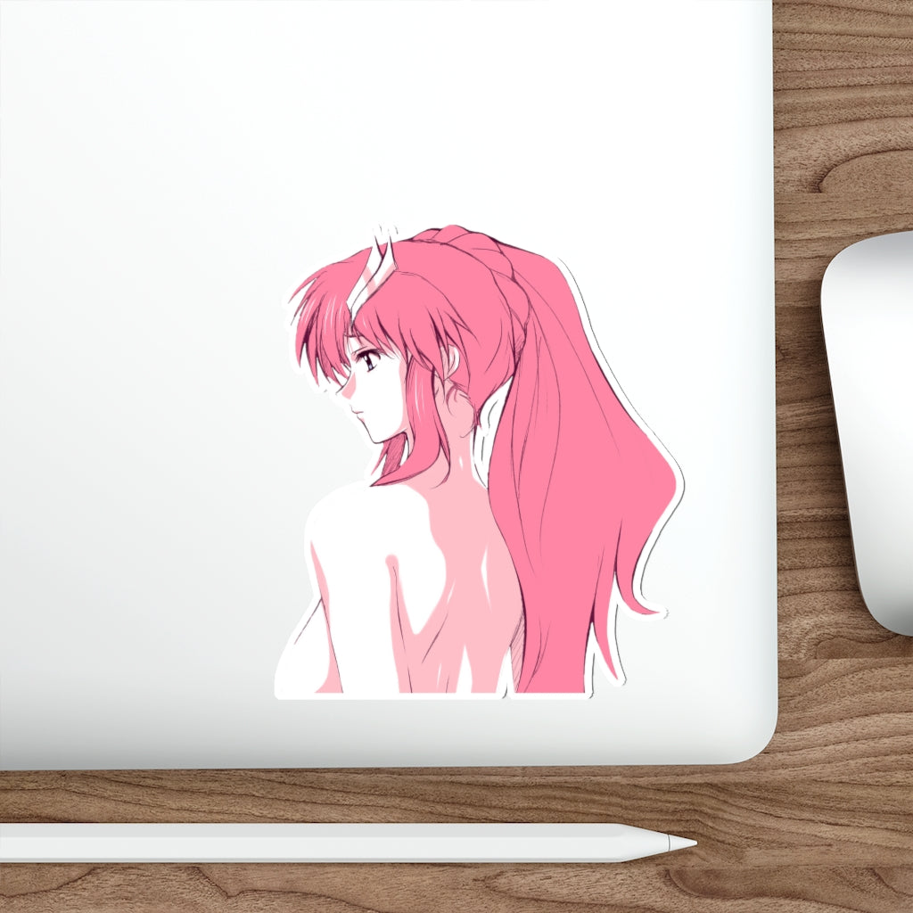 Sexy Lacus Clyne Gundam SEED Waterproof Sticker - Ecchi Vinyl Decal