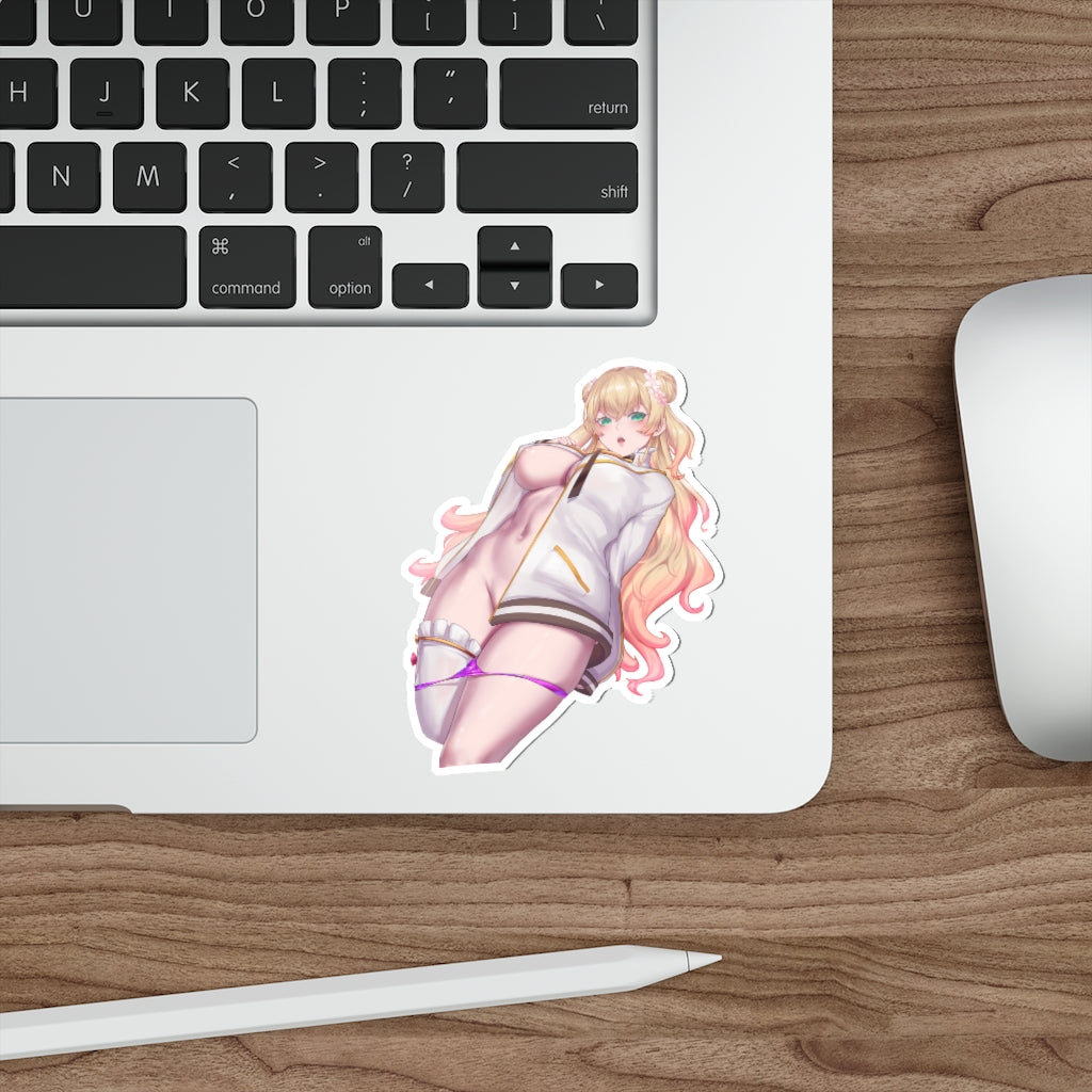 Sexy Momosuzu Nene Hololive Waterproof Sticker - Ecchi Vinyl Decal