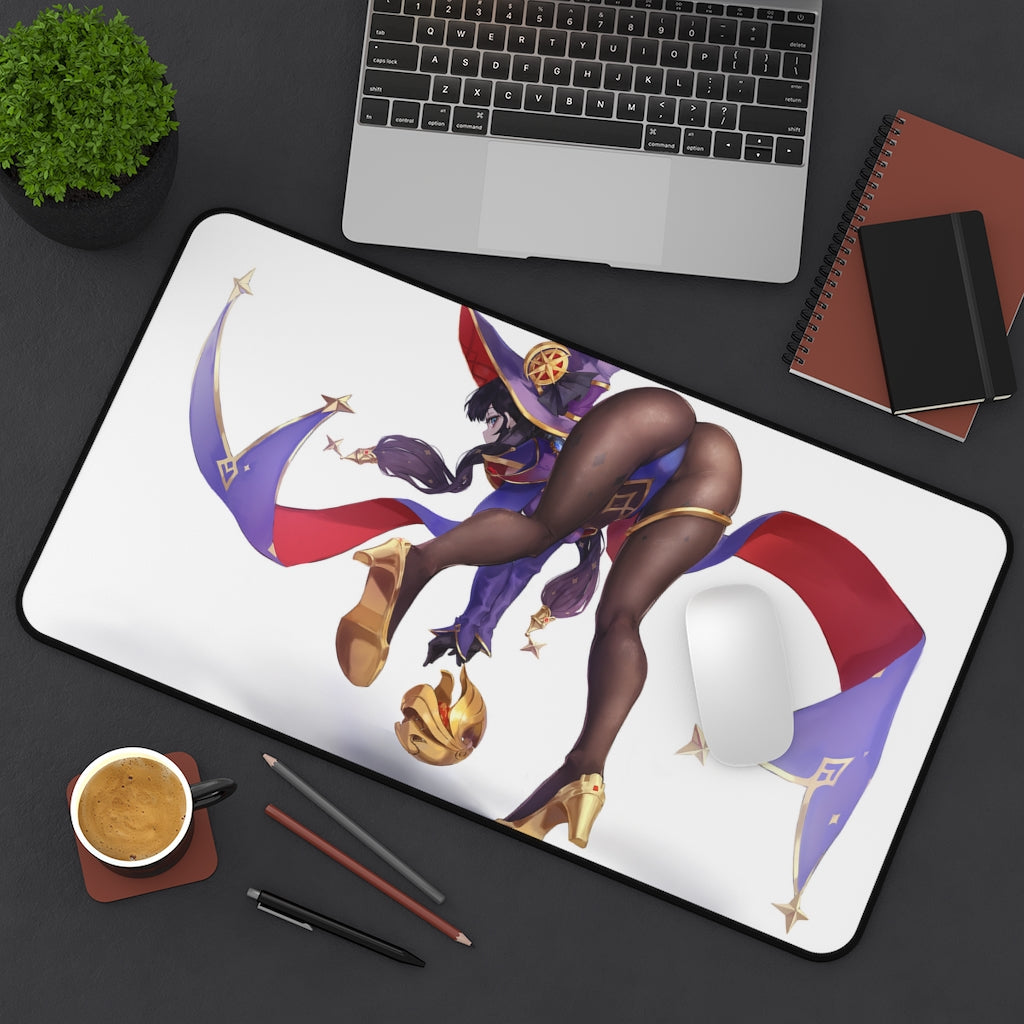 Genshin Impact Sexy Mousepad - Cute Butt Mona Gaming Desk Mat - Ecchi Playmat