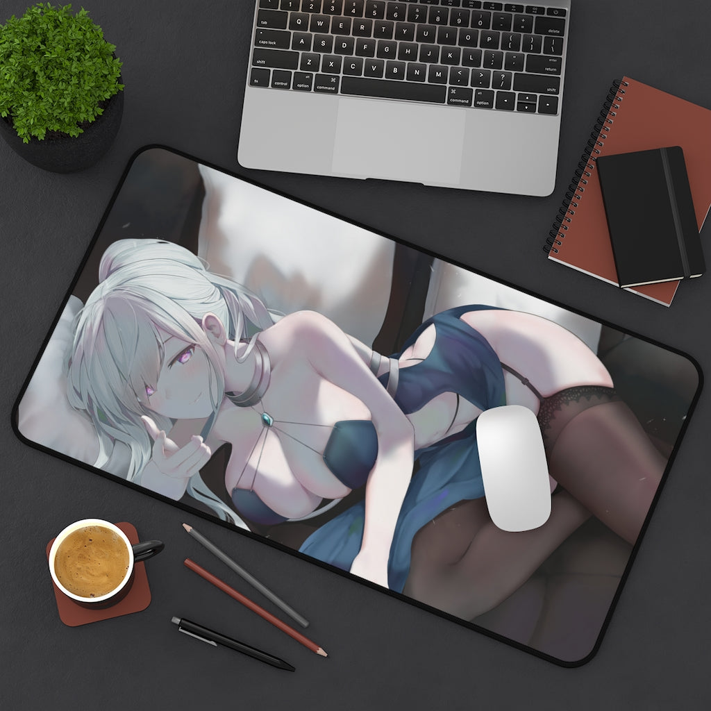 Girls Frontline Ecchi Mousepad - Thick Ak-12 Large Desk Mat - Playmat