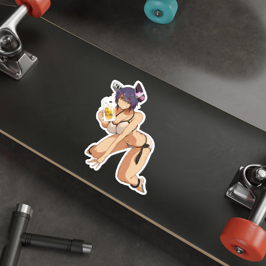 Tenryuu Kancolle Kantai Collection Bikini Beer Sticker - Ecchi Waterproof Decal