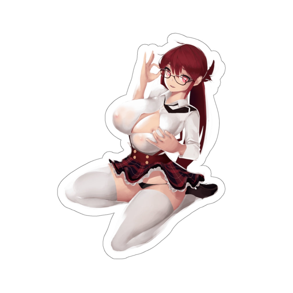 Autocollant imperméable Elesis aux gros seins Elsword - Autocollant en vinyle Ecchi