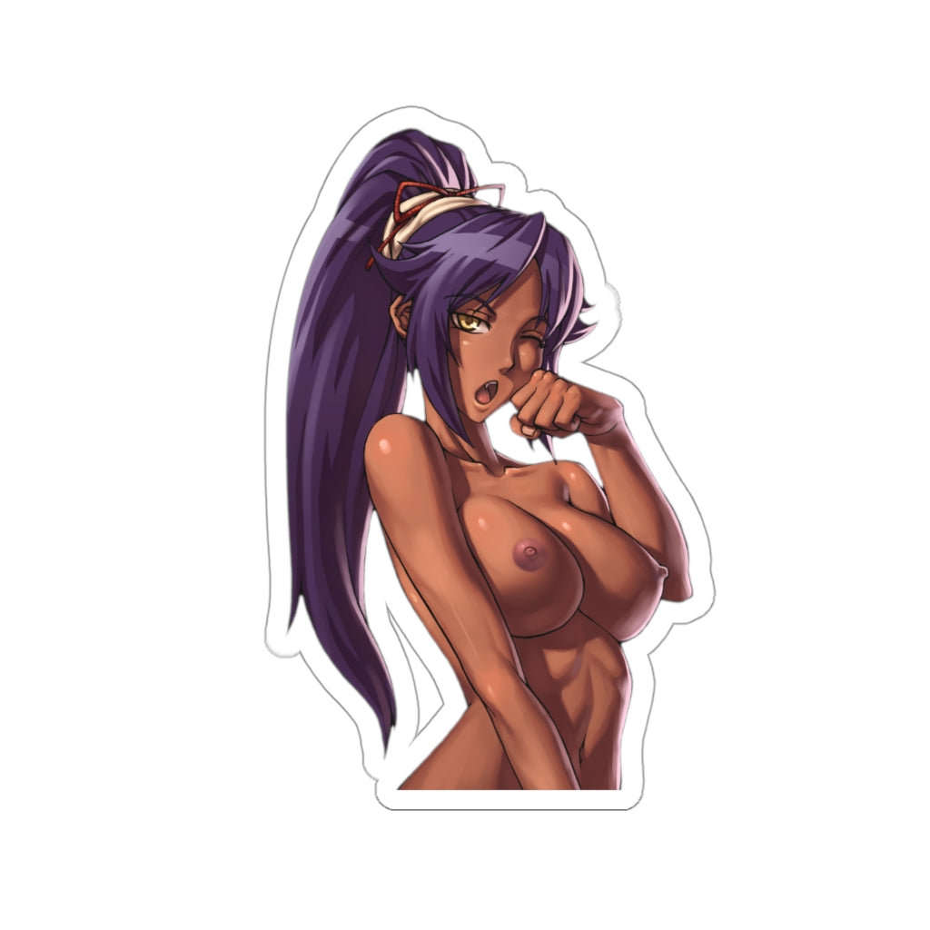 Topless Shihouin Yoruichi Bleach Waterproof Sticker - Ecchi Vinyl Decal