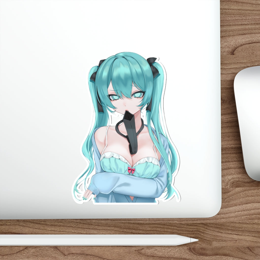 Miku Hatsune Vocaloid Waterproof Sticker - Ecchi Vinyl Decal