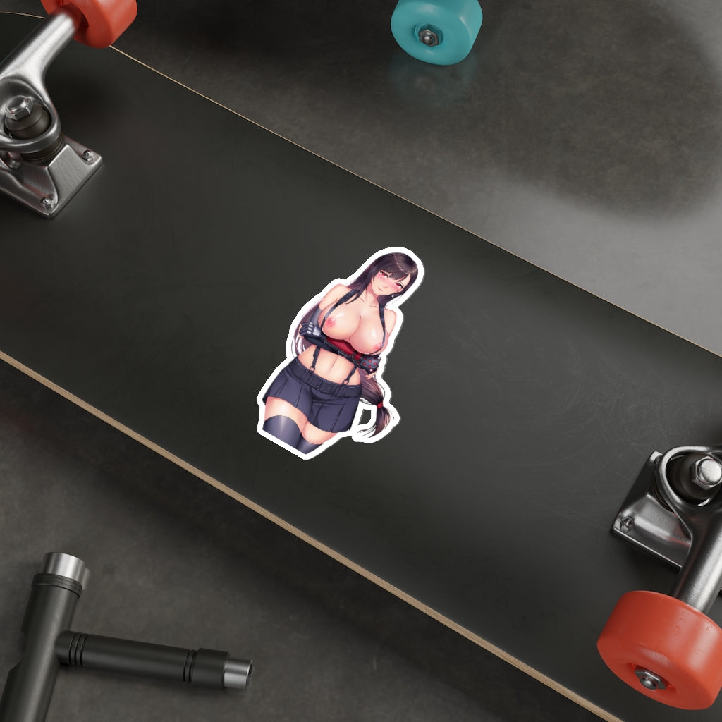 Tifa Lockhart Big Boobs Waterproof Sticker - Final Fantasy 7 Ecchi Vinyl Decal