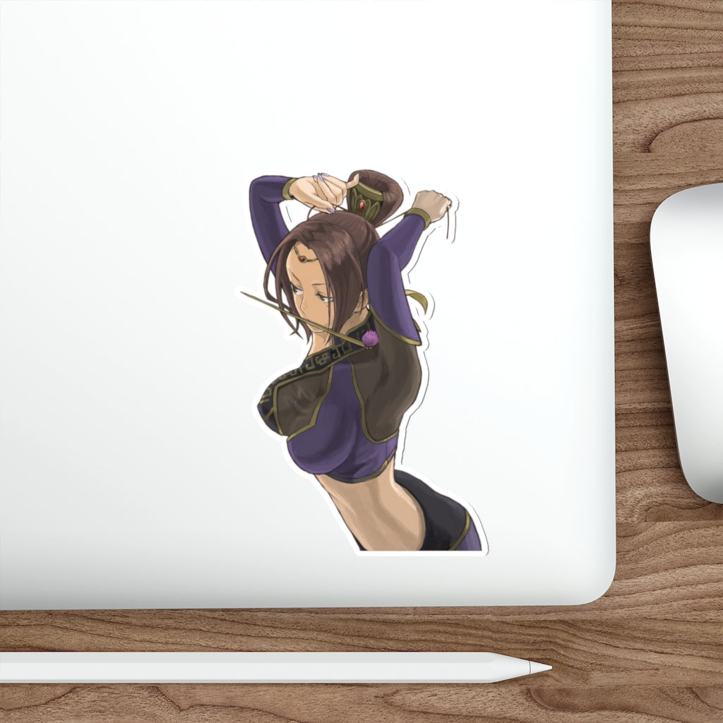 Sexy Zhen Ji Dynasty Warriors Shin Sengoku Musou Waterproof Sticker - Ecchi Vinyl Decal