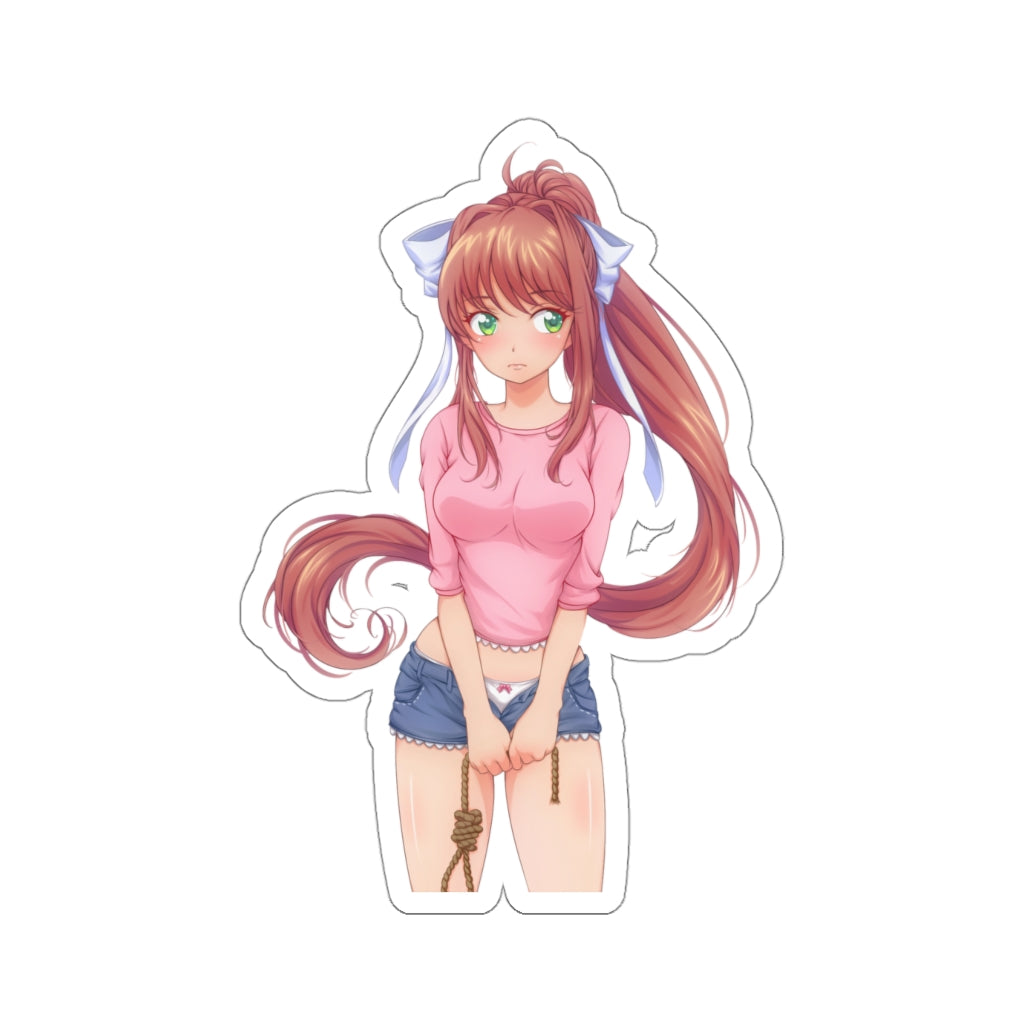 Doki Doki Literature Club! Monika Waterproof Sticker - Anime Waifu Vinyl Decal