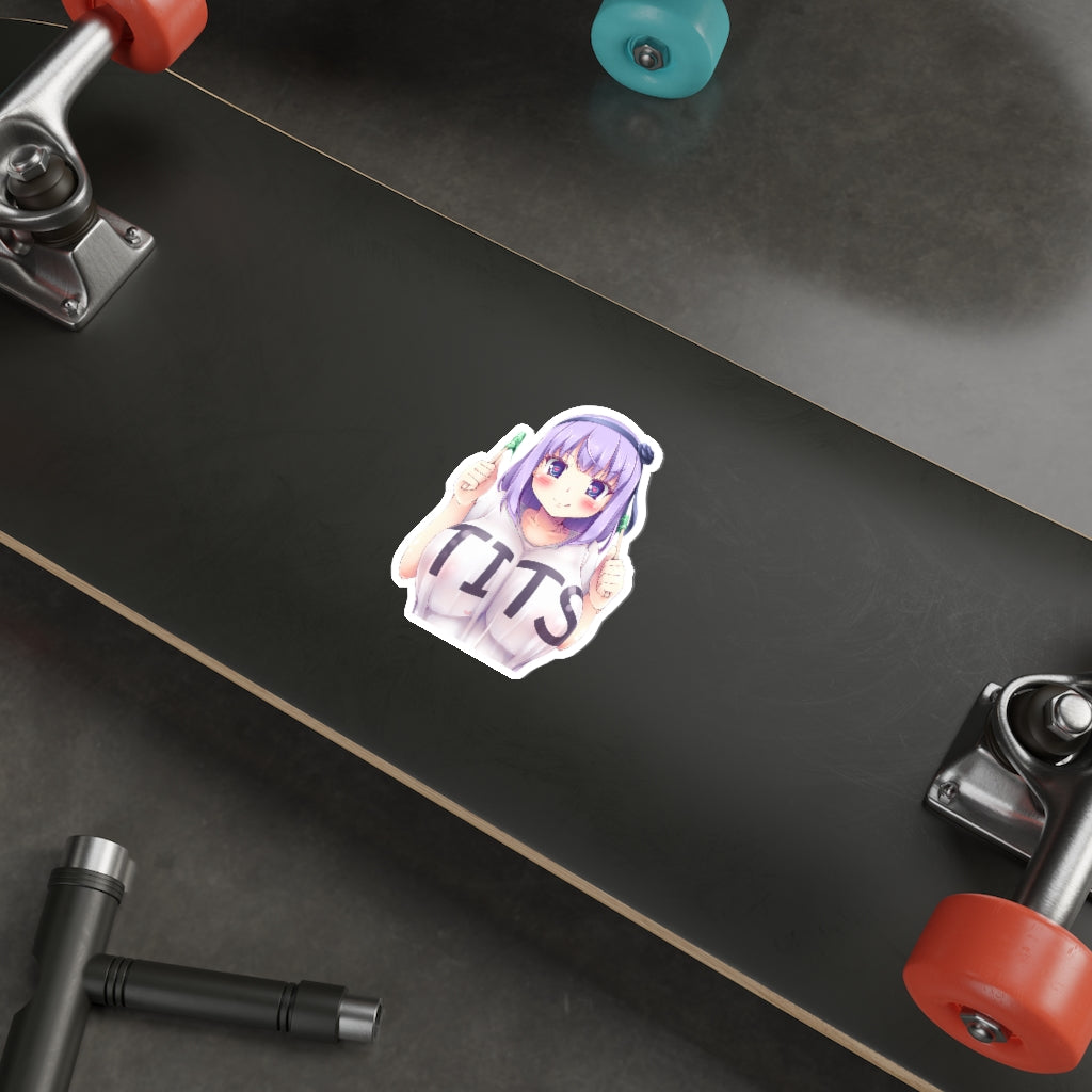 Shidare Hotaru Big Tits Dagashi Kashi Waterproof Sticker - Ecchi Vinyl Decal