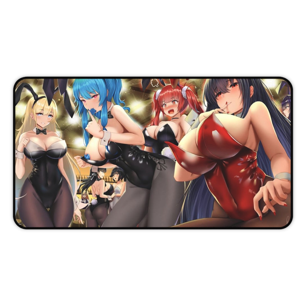 Large Anime Ecchi Desk Mat | Bunny Waifus | Big Gaming Mousepad - MTG Playmat