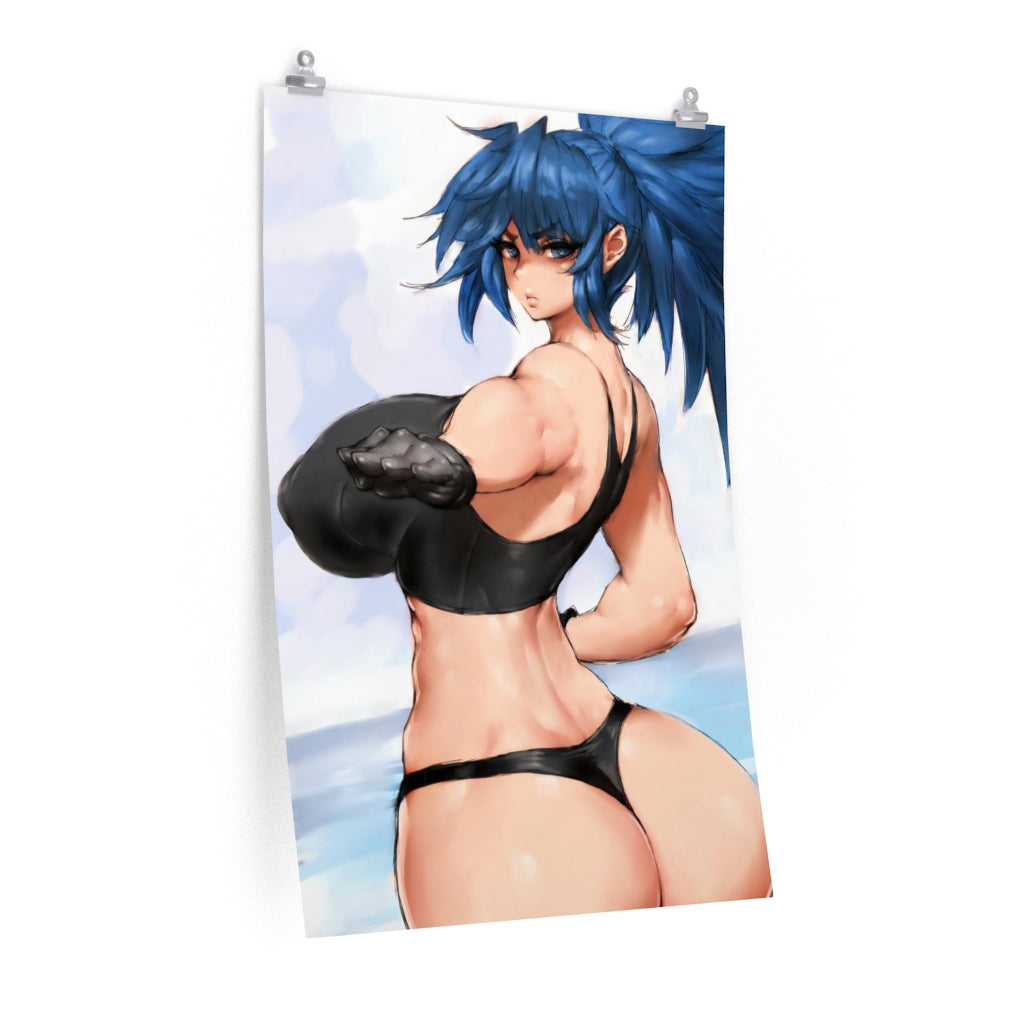 Leona Heidern The King Of Fighters Poster - Lewd Premium Matte Vertical Poster - Adult Wall Art