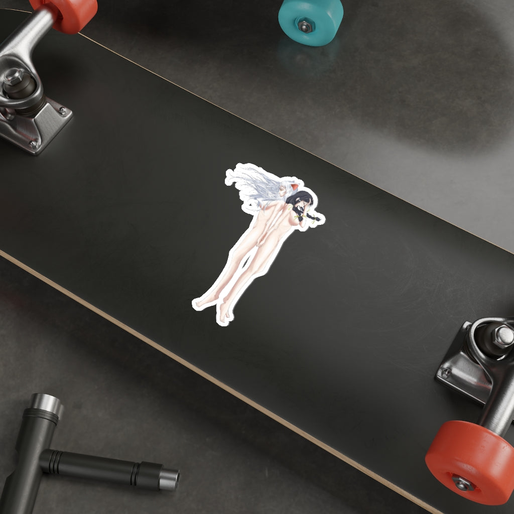 Nude Black Hanekawa Monogatari Waterproof Sticker - Ecchi Vinyl Decal