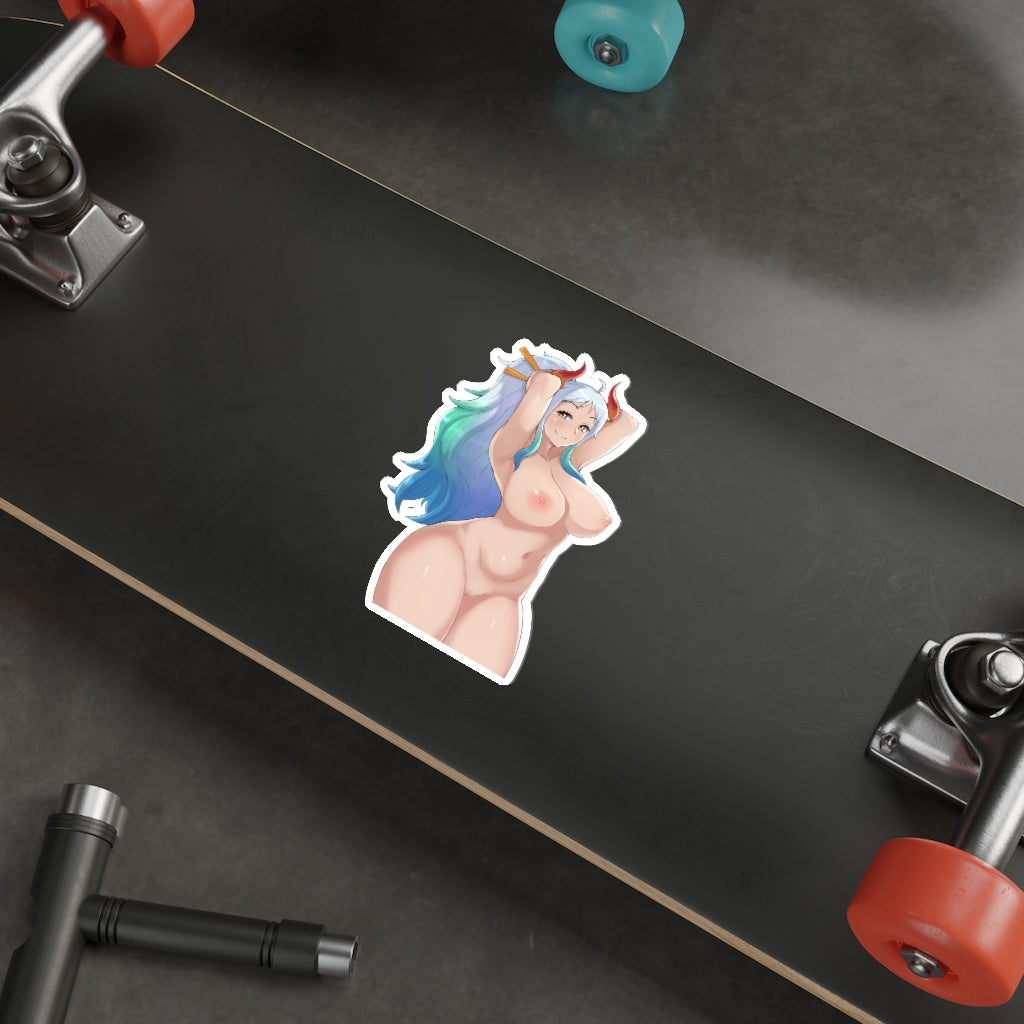 Nude Yamato One Piece Waterproof Sticker - Ecchi Vinyl Decal