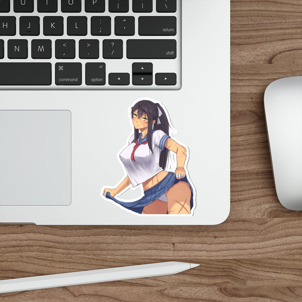 Touken Ranbu Doudanuki Masakuni Sexy Seifuku Panties Waterproof Sticker - Ecchi Vinyl Decal