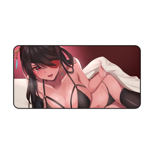 Genshin Impact Sexy Lingerie Beidou Desk Mat - Non Slip Mousepad