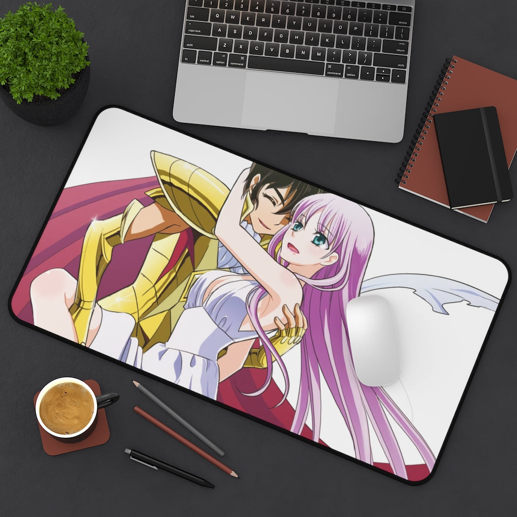 Kido Saori and Pegasus Saint Seiya Mousepad - Gaming Playmat