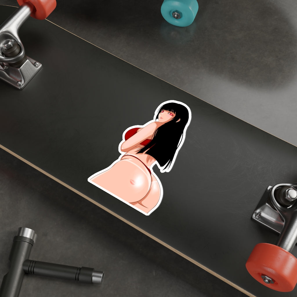 Big Butt Yumeko Jabami Waterproof Decal - Kakegurui Compulsive Gambler Ecchi Anime Vinyl Sticker