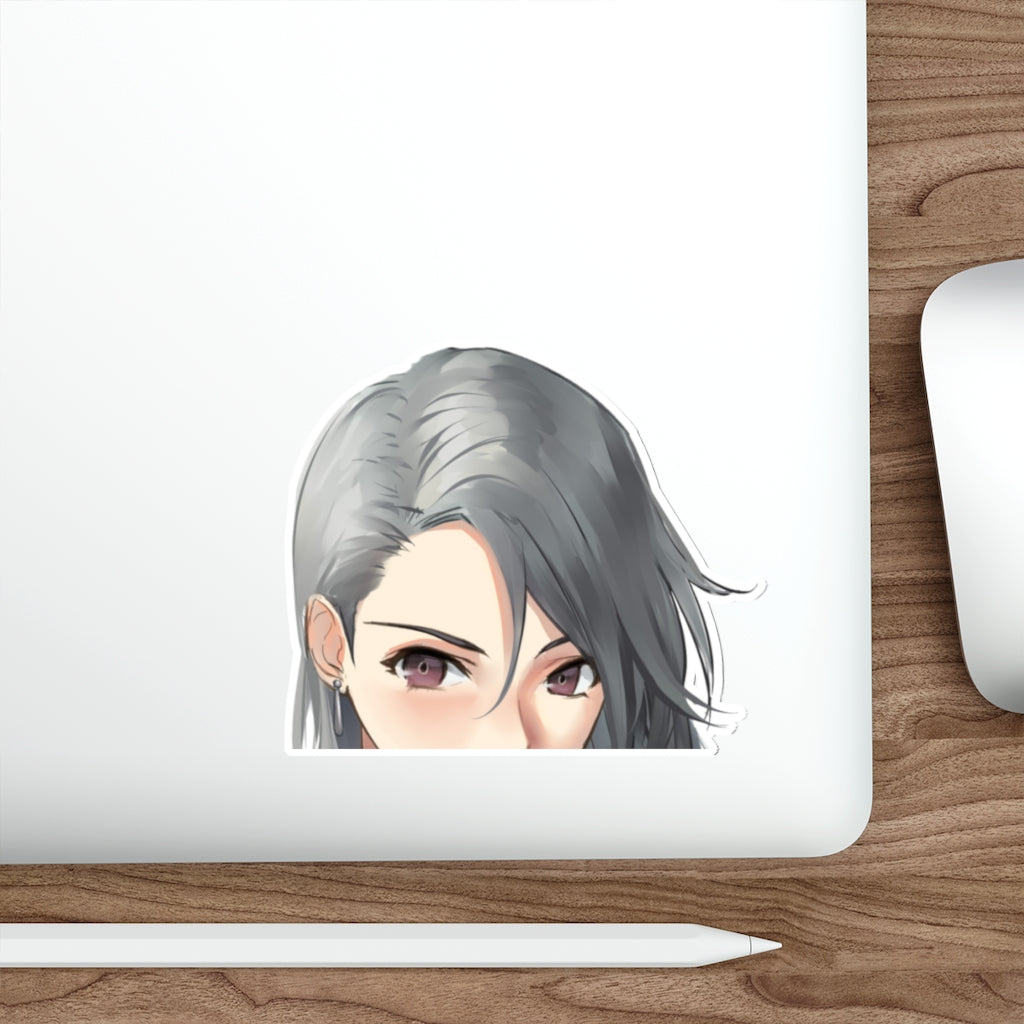 Persona 5 Sae Niijima Peeker Sticker - Anime Peeker Car Decal