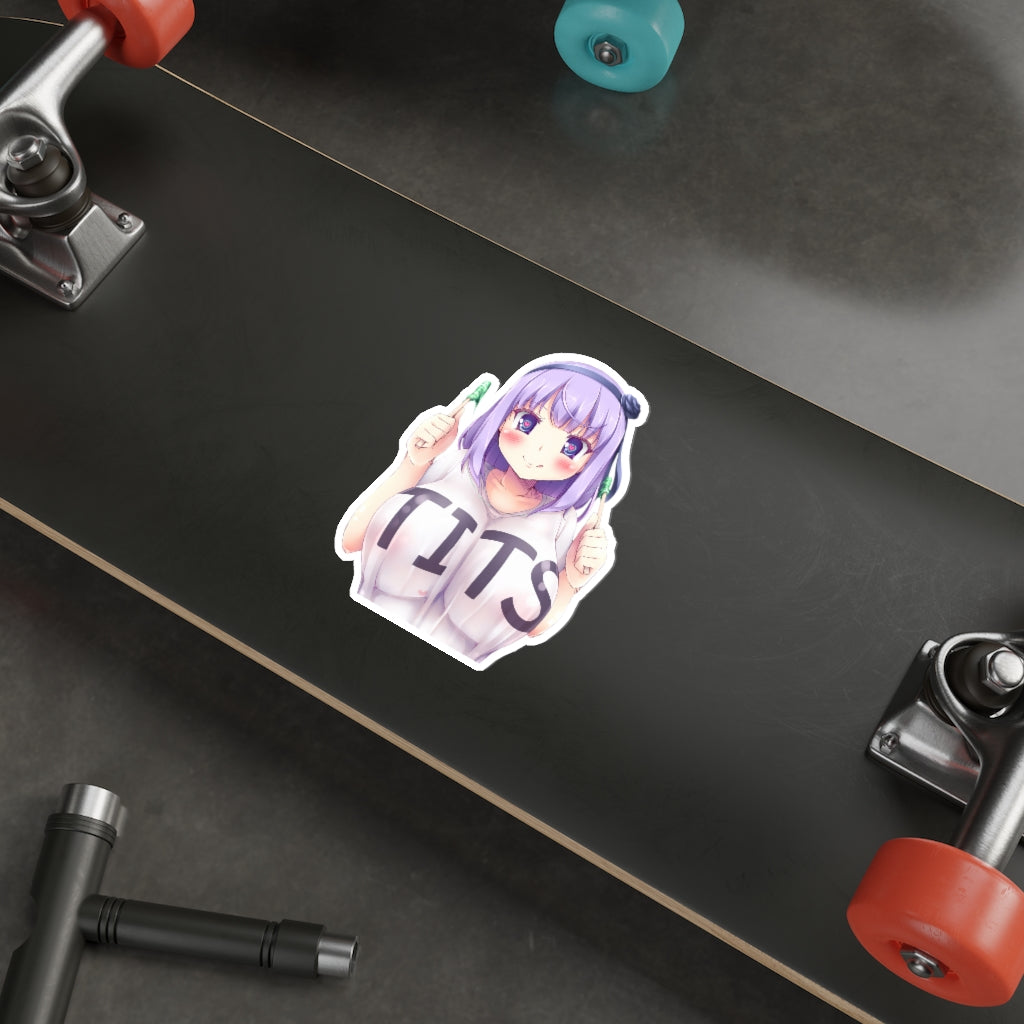 Shidare Hotaru Big Tits Dagashi Kashi Waterproof Sticker - Ecchi Vinyl Decal