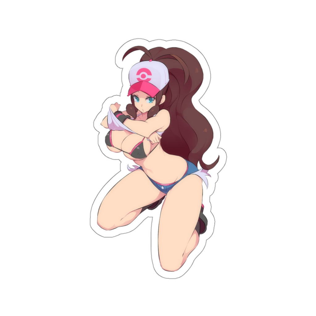 Sexy Hilda Pokemon Waterproof Sticker - Ecchi Vinyl Decal