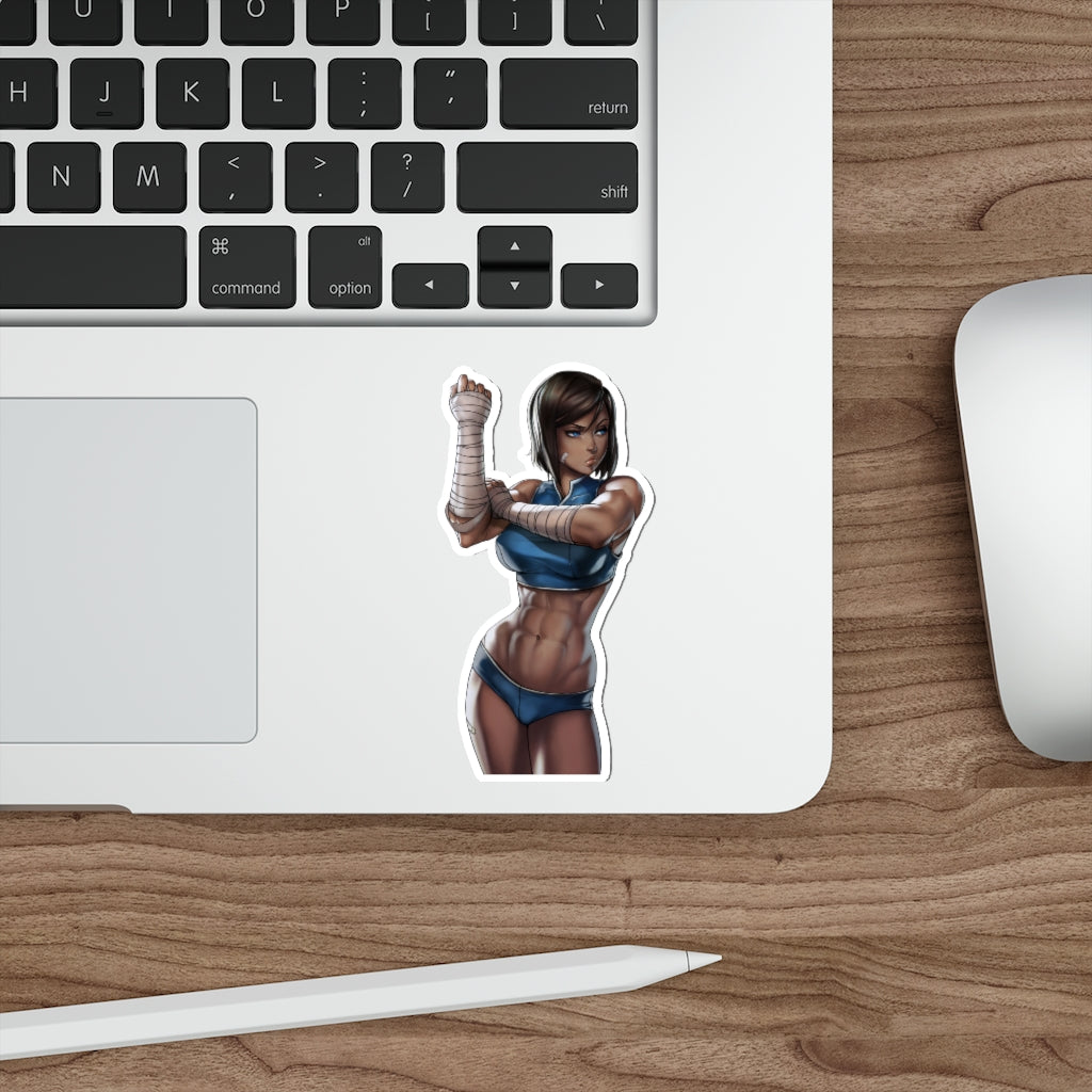 The Legend of Korra Waterproof Sticker - Muscular Avatar Ecchi Vinyl Anime Car Decal