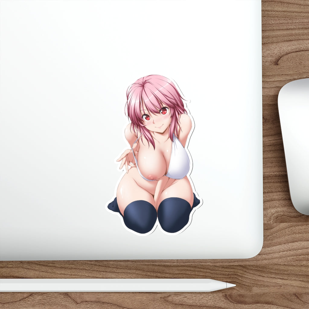 Touhou Yuyuko Sexy Waifu Waterproof Sticker - Ecchi Vinyl Decal