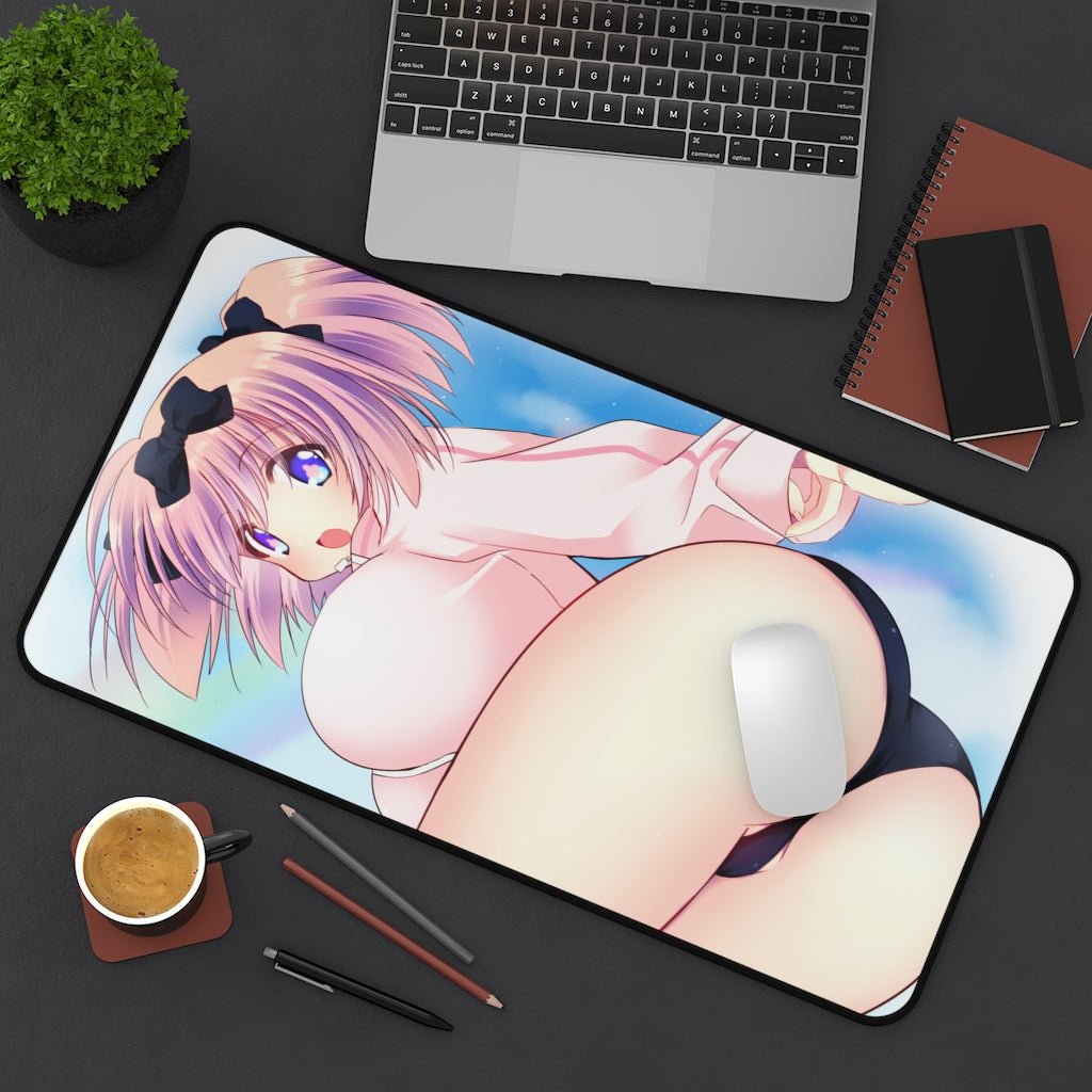 Big Butt Hibari Senran Kagura Desk Mat - Non Slip Mousepad