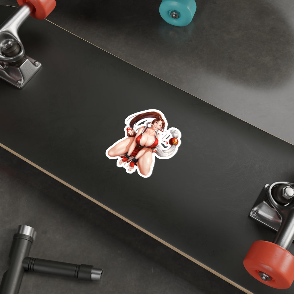 Sexy Mai Vinyl Waterproof Sticker - Large Ecchi KoF Decal