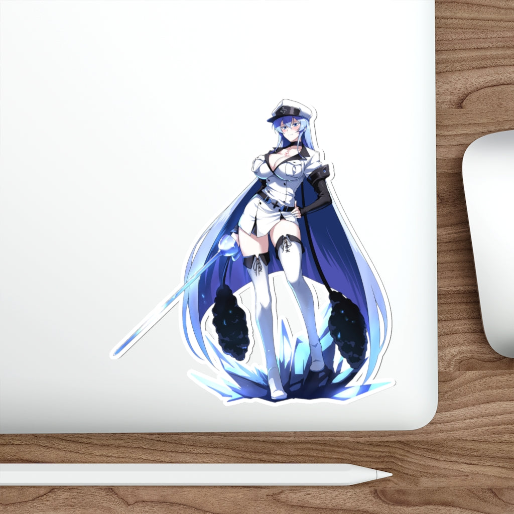 Akame Ga Kill General Esdeath Waterproof Sticker - Ecchi Vinyl Decal