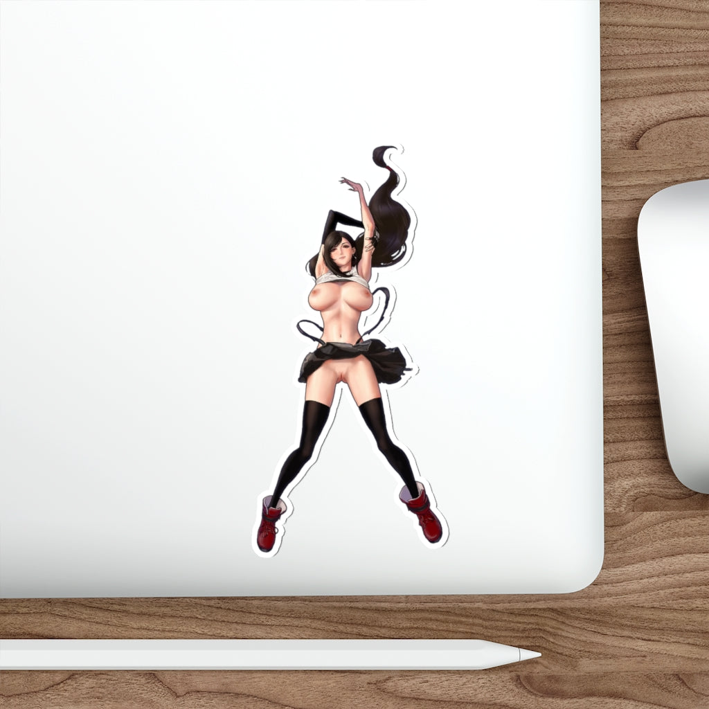 Final Fantasy 7 Hentai Tifa Lockhart Nude Waterproof Sticker - Ecchi Vinyl Decal