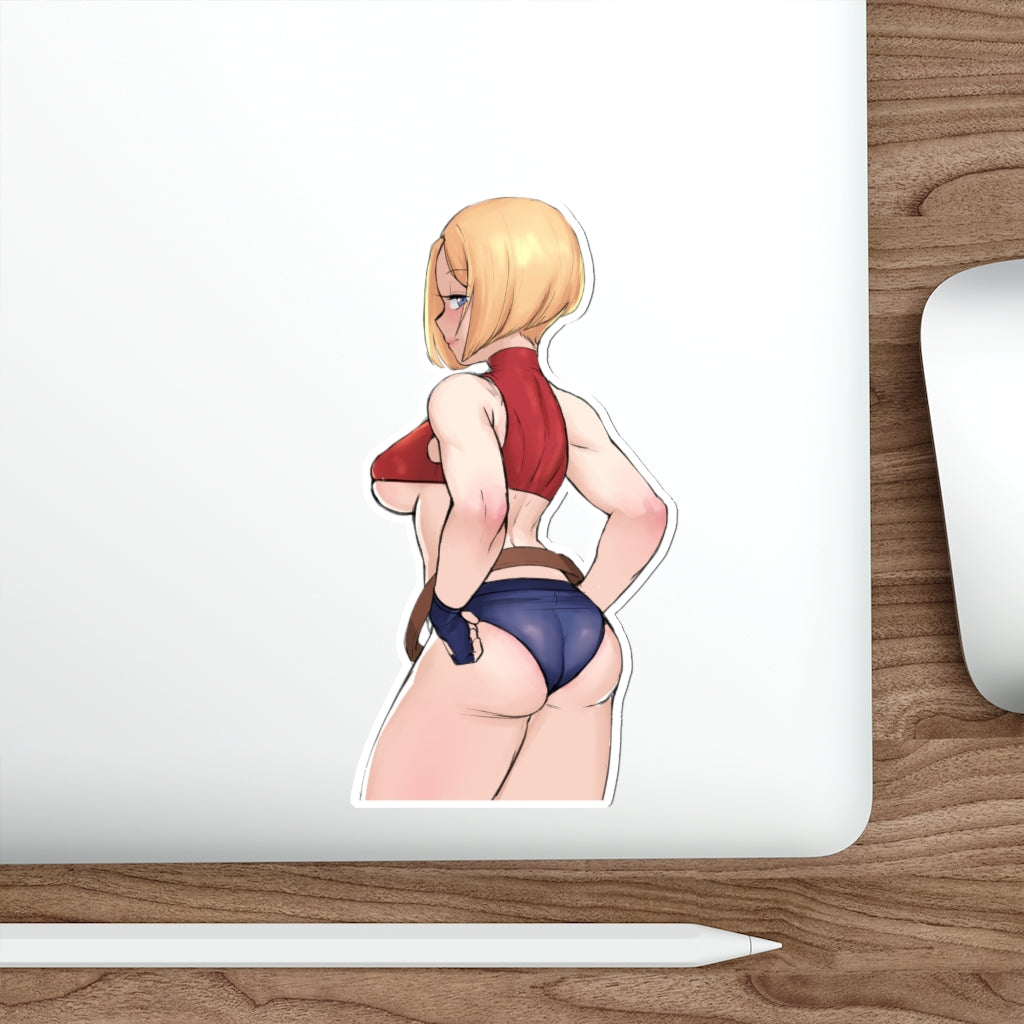 KOF Thick Blue Mary Waterproof Sticker - Ecchi Vinyl Decal