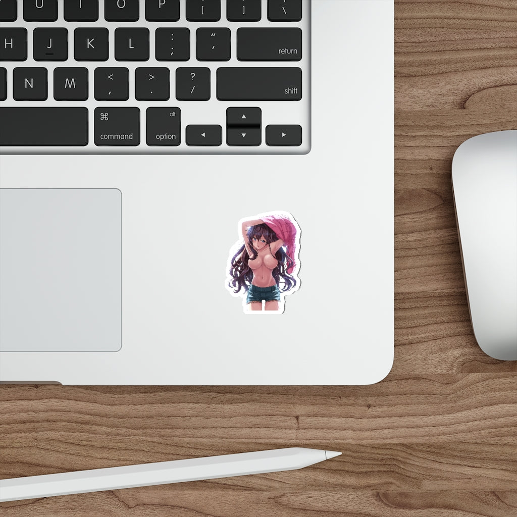 The Idolmaster Topless Boobs Shiki Ichinose Waterproof Sticker - Ecchi Vinyl Decal