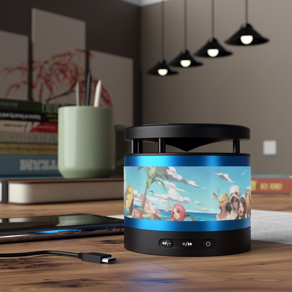 One Piece Metal Bluetooth Speaker and Wireless Charging Pad