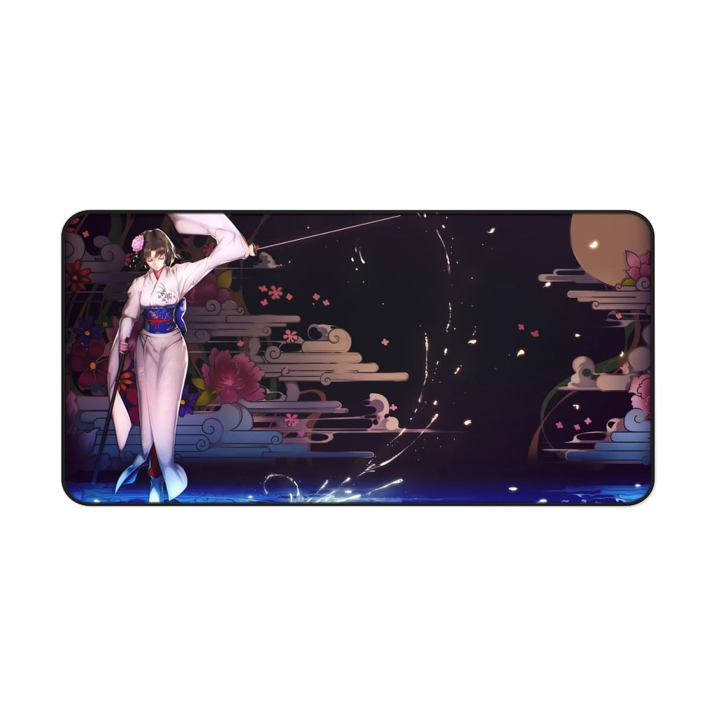 The Garden Of Sinners Anime Mousepad - Shiki Ryougi Desk Mat - Kimono Waifu Playmat