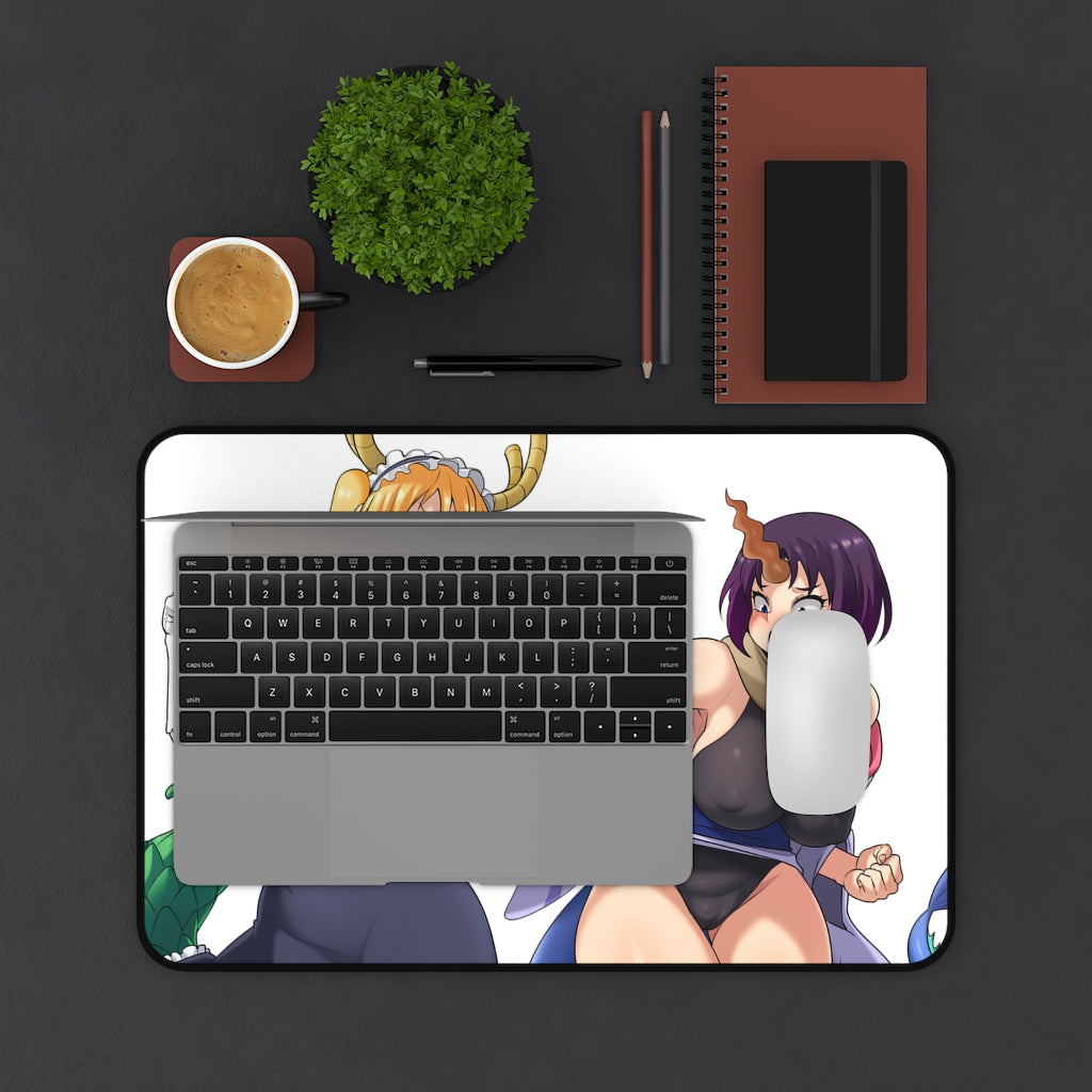 Miss Kobayashi'S Dragon Maid Sexy Mousepad - Big Tits XXL Desk Mat - Ecchi Desk Pad