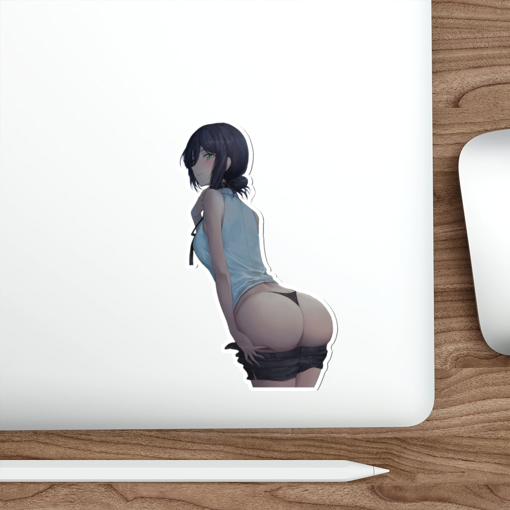 Big Butt Makima Chainsaw Reze Waterproof Sticker - Ecchi Vinyl Decal