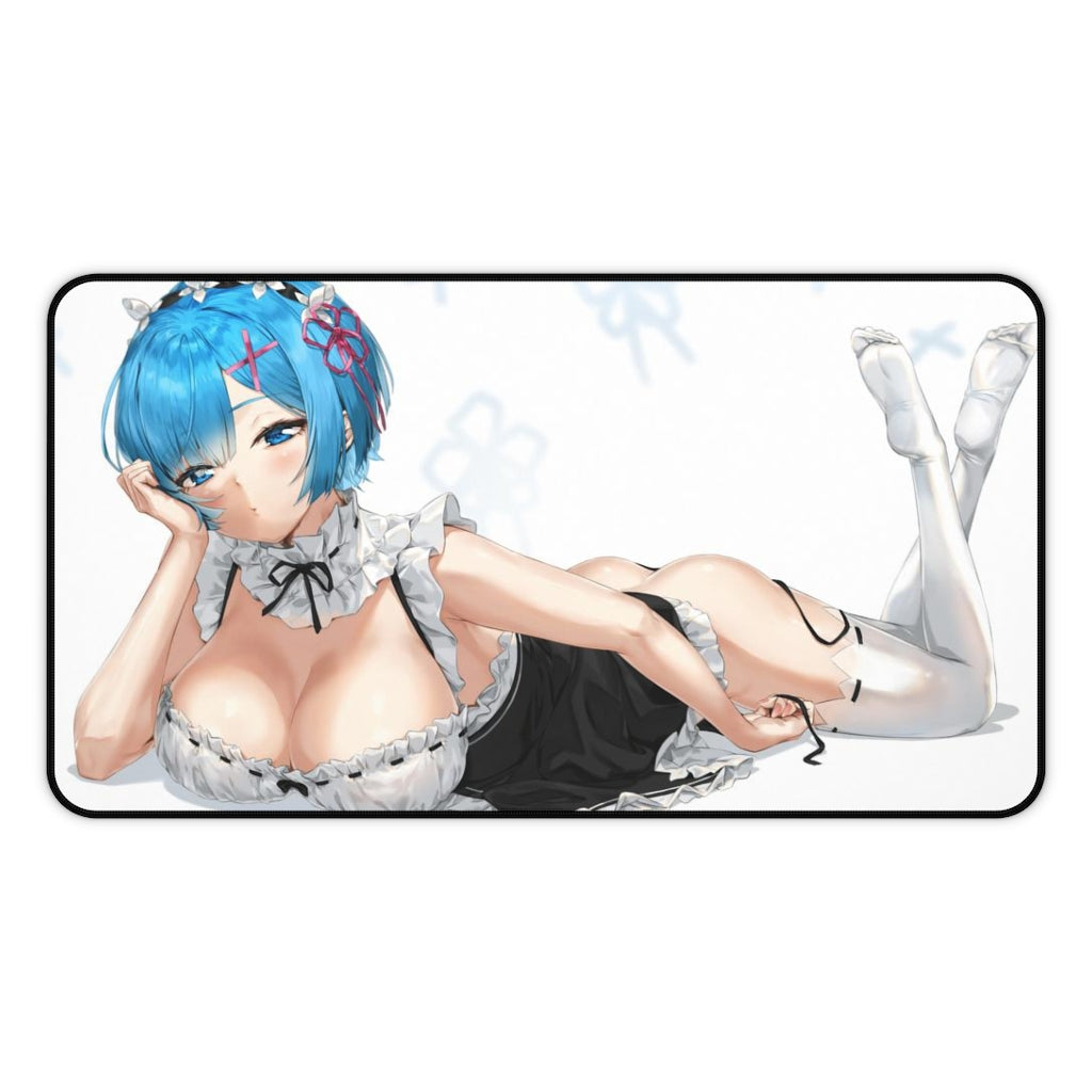 Sexy Maid Rem Re Zero Desk Mat - Non Slip Mousepad