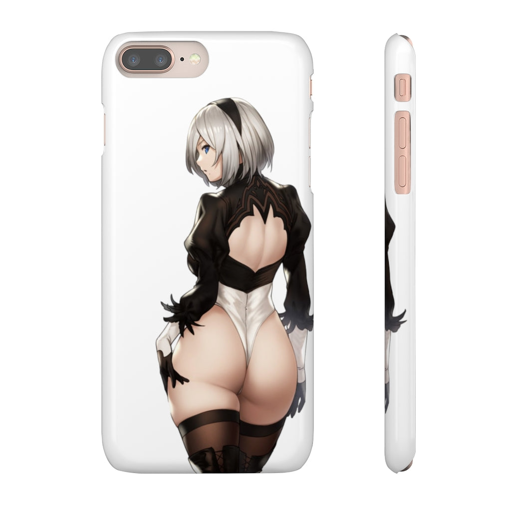 2B Anime Phone Case - Nier Automata Kawaii Aesthetic Snap Case