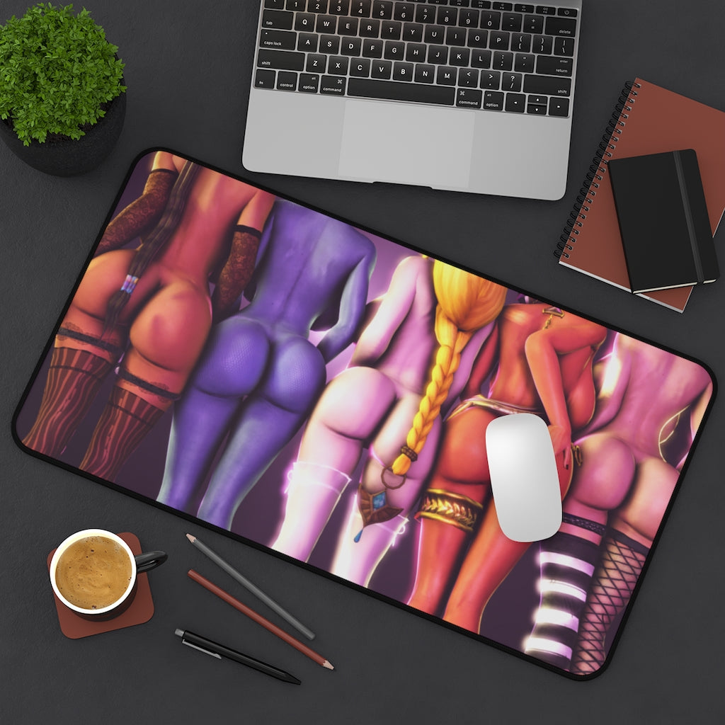 Sexy Butts Mouse Pad - Iconic Video Game Booties Desk Mat - Mousepad - MTG Playmat