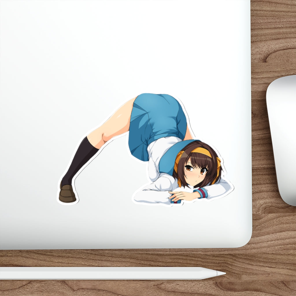 The Melancholy of Haruhi Suzumiya Jack-o Seifuku Waterproof Sticker - Ecchi Vinyl Decal