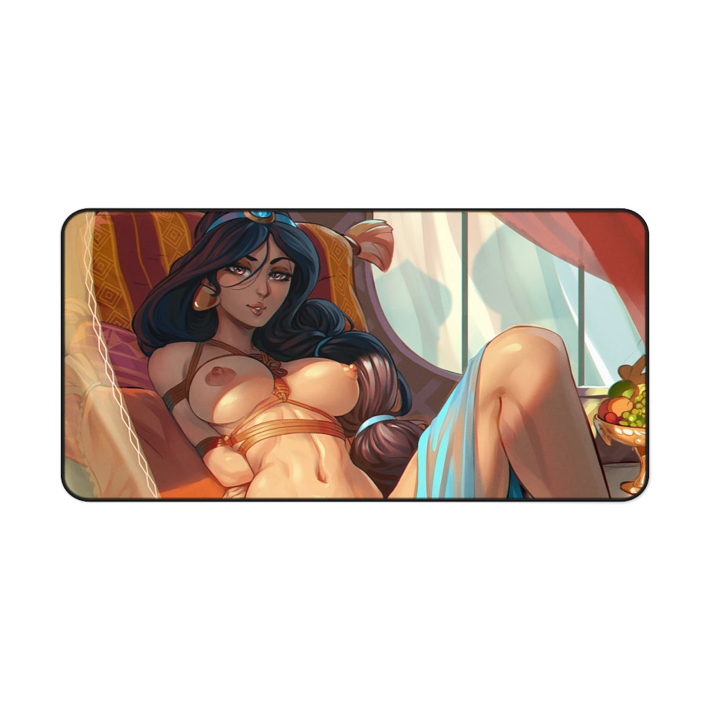 Jasmine Aladdin Hentai Nude Bondage Desk Mat - Sexy Anime Girl Mousepad - Gaming Playmat